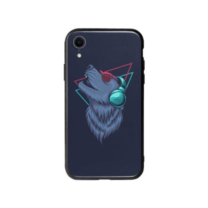 Coque Pour iPhone XR Loup Extatique - Coque Wiqeo 10€-15€, Estelle Adam, Illustration, iPhone XR, Motif Wiqeo, Déstockeur de Coques Pour iPhone