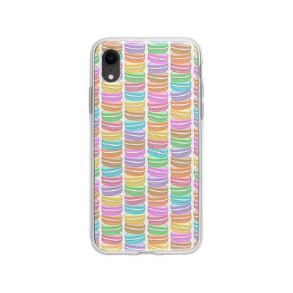 Coque Pour iPhone XR Macarons - Coque Wiqeo 10€-15€, Géraud Fournier, iPhone XR, Mignon, Motif Wiqeo, Déstockeur de Coques Pour iPhone