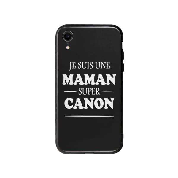 Coque Pour iPhone XR "Maman Canon" - Coque Wiqeo 10€-15€, Géraud Fournier, iPhone XR, Mignon Wiqeo, Déstockeur de Coques Pour iPhone