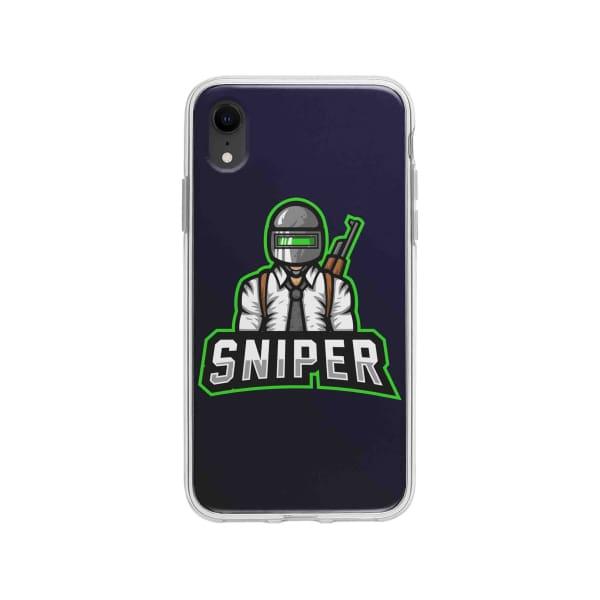 Coque Pour iPhone XR Mascotte Sniper - Coque Wiqeo 10€-15€, Estelle Adam, Illustration, iPhone XR Wiqeo, Déstockeur de Coques Pour iPhone