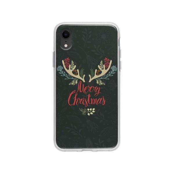 Coque Pour iPhone XR "Merry Christmas" - Coque Wiqeo 10€-15€, Estelle Adam, Illustration, iPhone XR Wiqeo, Déstockeur de Coques Pour iPhone