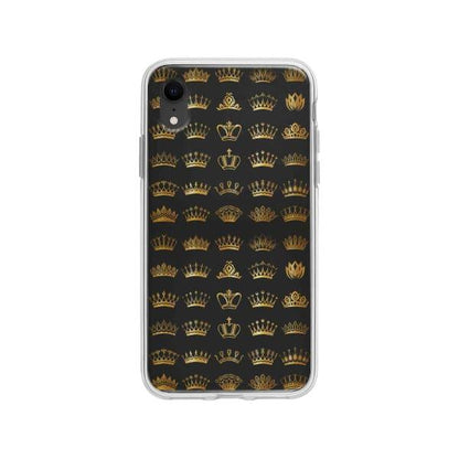 Coque Pour iPhone XR Motif Couronnes - Coque Wiqeo 10€-15€, Estelle Adam, iPhone XR, Motif Wiqeo, Déstockeur de Coques Pour iPhone