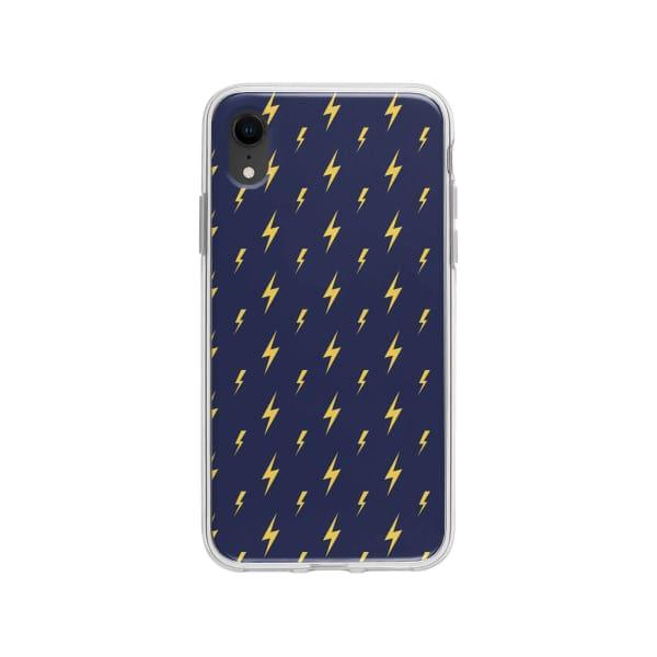 Coque Pour iPhone XR Motif Éclair - Coque Wiqeo 10€-15€, Estelle Adam, iPhone XR, Motif Wiqeo, Déstockeur de Coques Pour iPhone