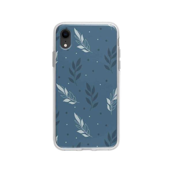 Coque Pour iPhone XR Motif Floral - Coque Wiqeo 10€-15€, Estelle Adam, Feuilles, iPhone XR, Motif Wiqeo, Déstockeur de Coques Pour iPhone