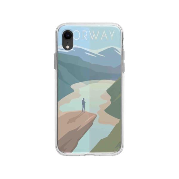 Coque Pour iPhone XR Norvège - Coque Wiqeo 10€-15€, Illustration, iPhone XR, Robert Guillory, Voyage Wiqeo, Déstockeur de Coques Pour iPhone