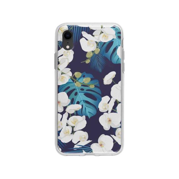 Coque Pour iPhone XR Orchidée Tropicale - Coque Wiqeo 10€-15€, Albert Dupont, Fleur, iPhone XR, Motif Wiqeo, Déstockeur de Coques Pour iPhone