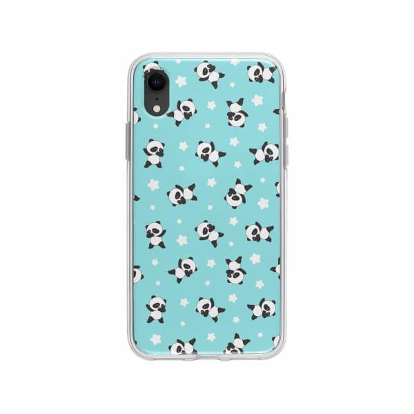 Coque Pour iPhone XR Panda Dab - Coque Wiqeo 10€-15€, Animaux, Estelle Adam, iPhone XR, Motif Wiqeo, Déstockeur de Coques Pour iPhone