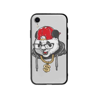 Coque Pour iPhone XR Panda Hiphop - Coque Wiqeo 10€-15€, Animaux, Estelle Adam, Illustration, iPhone XR Wiqeo, Déstockeur de Coques Pour iPhone