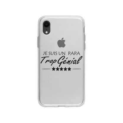 Coque Pour iPhone XR "Papa Génial" - Coque Wiqeo 10€-15€, Estelle Adam, iPhone XR, Motif Wiqeo, Déstockeur de Coques Pour iPhone