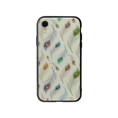 Coque Pour iPhone XR Plumes de Paon - Coque Wiqeo 10€-15€, Estelle Adam, Illustration, iPhone XR, Motif Wiqeo, Déstockeur de Coques Pour iPhone