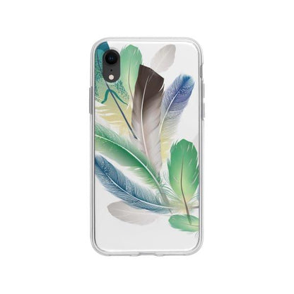 Coque Pour iPhone XR Plumes - Coque Wiqeo 10€-15€, Estelle Adam, Illustration, iPhone XR Wiqeo, Déstockeur de Coques Pour iPhone