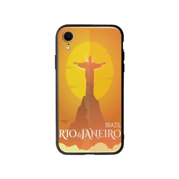 Coque Pour iPhone XR Rio de Janeiro - Coque Wiqeo 10€-15€, Estelle Adam, Illustration, iPhone XR, Voyage Wiqeo, Déstockeur de Coques Pour iPhone