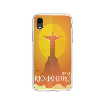 Coque Pour iPhone XR Rio de Janeiro - Coque Wiqeo 10€-15€, Estelle Adam, Illustration, iPhone XR, Voyage Wiqeo, Déstockeur de Coques Pour iPhone