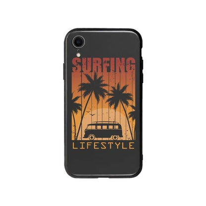 Coque Pour iPhone XR "Surfing Lifestyle" - Coque Wiqeo 10€-15€, Estelle Adam, Illustration, iPhone XR, Motif Wiqeo, Déstockeur de Coques Pour iPhone