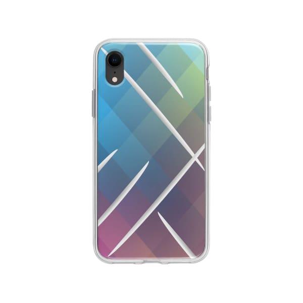 Coque Pour iPhone XR Teintes Abstraites - Coque Wiqeo 10€-15€, Estelle Adam, iPhone XR, Motif Wiqeo, Déstockeur de Coques Pour iPhone