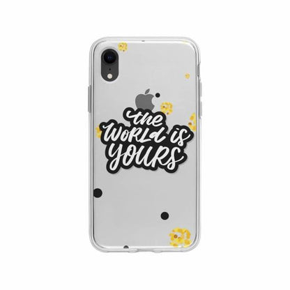 Coque Pour iPhone XR "The World Is Yours" - Coque Wiqeo 10€-15€, Estelle Adam, iPhone XR, Motif Wiqeo, Déstockeur de Coques Pour iPhone