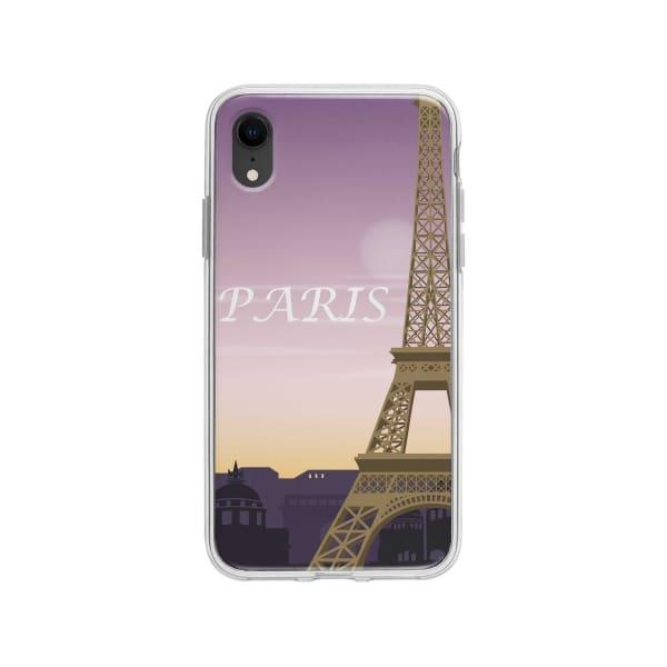 Coque Pour iPhone XR Tour Eiffel - Coque Wiqeo 10€-15€, iPhone XR, Robert Guillory, Voyage Wiqeo, Déstockeur de Coques Pour iPhone