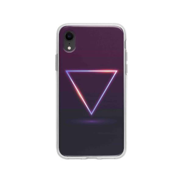 Coque Pour iPhone XR Triangle Néon - Coque Wiqeo 10€-15€, Estelle Adam, Illustration, iPhone XR, Motif Wiqeo, Déstockeur de Coques Pour iPhone