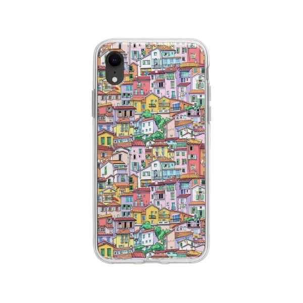 Coque Pour iPhone XR Ville - Coque Wiqeo 10€-15€, Estelle Adam, Illustration, iPhone XR Wiqeo, Déstockeur de Coques Pour iPhone