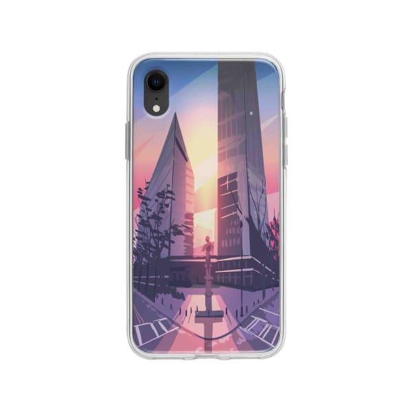 Coque Pour iPhone XR Vue Graphique - Coque Wiqeo 10€-15€, Estelle Adam, Illustration, iPhone XR, Voyage Wiqeo, Déstockeur de Coques Pour iPhone