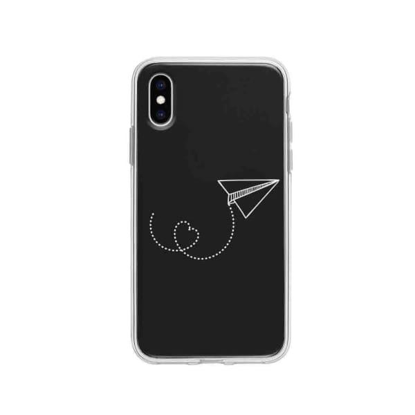 Coque Pour iPhone XS Avion en Papier - Coque Wiqeo 10€-15€, Estelle Adam, Illustration, iPhone XS Wiqeo, Déstockeur de Coques Pour iPhone