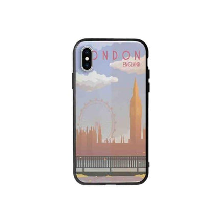 Coque Pour iPhone XS Big Ben & London Eye - Coque Wiqeo 10€-15€, Estelle Adam, Illustration, iPhone XS, Voyage Wiqeo, Déstockeur de Coques Pour iPhone