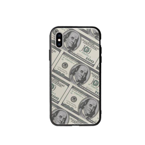 Coque Pour iPhone XS Billets Dollars - Coque Wiqeo 10€-15€, Estelle Adam, Illustration, iPhone XS Wiqeo, Déstockeur de Coques Pour iPhone