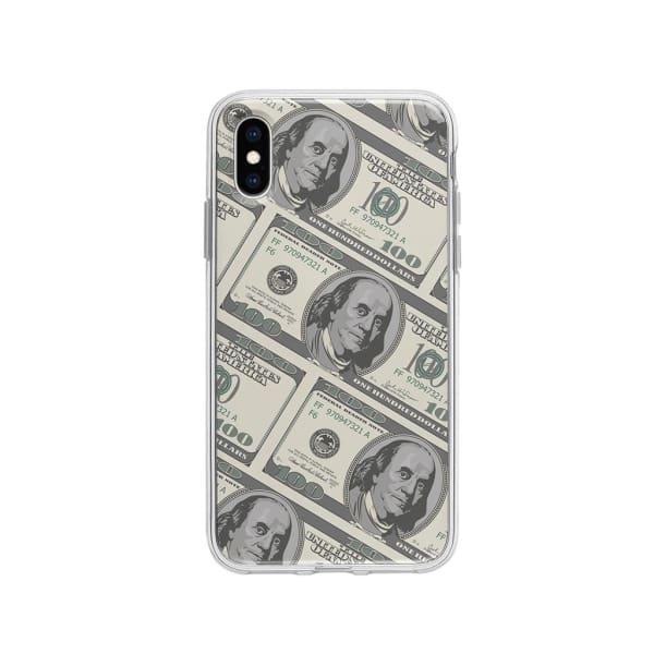 Coque Pour iPhone XS Billets Dollars - Coque Wiqeo 10€-15€, Estelle Adam, Illustration, iPhone XS Wiqeo, Déstockeur de Coques Pour iPhone