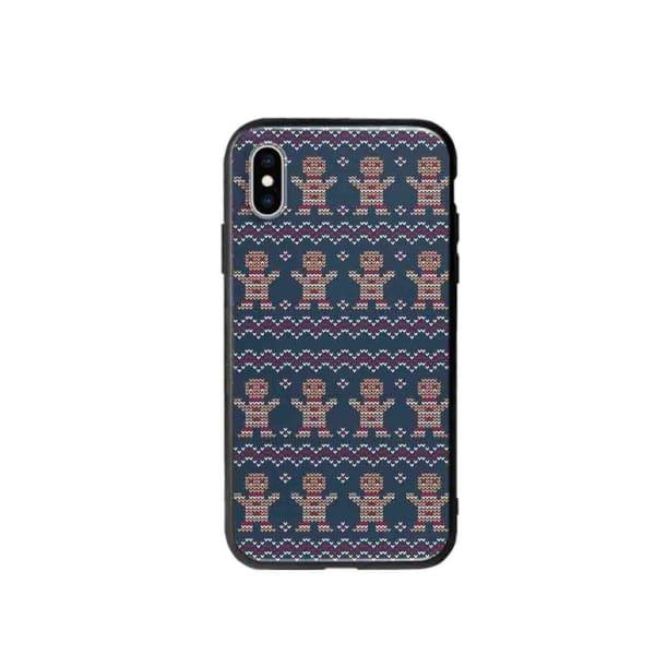 Coque Pour iPhone XS Biscuit de Noël Tricoté - Coque Wiqeo 10€-15€, Estelle Adam, iPhone XS, Motif, Noël Wiqeo, Déstockeur de Coques Pour iPhone