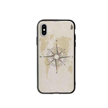 Coque Pour iPhone XS Boussole Nautique - Coque Wiqeo 10€-15€, Estelle Adam, Illustration, iPhone XS Wiqeo, Déstockeur de Coques Pour iPhone