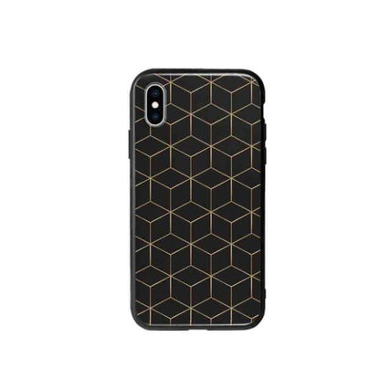 Coque Pour iPhone XS Cubes et Hexagones - Coque Wiqeo 10€-15€, Estelle Adam, iPhone XS, Motif Wiqeo, Déstockeur de Coques Pour iPhone