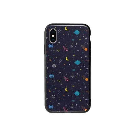 Coque Pour iPhone XS Dessin Galactique - Coque Wiqeo 10€-15€, Estelle Adam, Illustration, iPhone XS, Motif Wiqeo, Déstockeur de Coques Pour iPhone