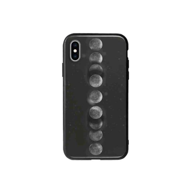 Coque Pour iPhone XS Éclipse Lunaire - Coque Wiqeo 10€-15€, Estelle Adam, Illustration, iPhone XS Wiqeo, Déstockeur de Coques Pour iPhone