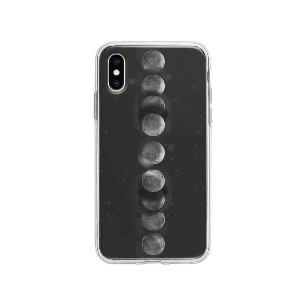 Coque Pour iPhone XS Éclipse Lunaire - Coque Wiqeo 10€-15€, Estelle Adam, Illustration, iPhone XS Wiqeo, Déstockeur de Coques Pour iPhone