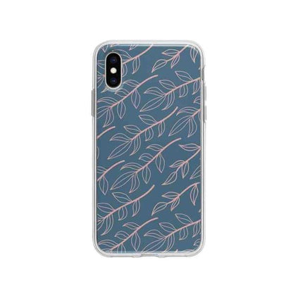 Coque Pour iPhone XS Feuillage - Coque Wiqeo 10€-15€, Estelle Adam, Feuilles, iPhone XS, Motif Wiqeo, Déstockeur de Coques Pour iPhone