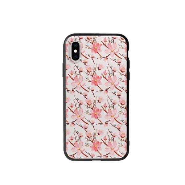 Coque Pour iPhone XS Fleur Rose - Coque Wiqeo 10€-15€, Albert Dupont, Fleur, iPhone XS Wiqeo, Déstockeur de Coques Pour iPhone