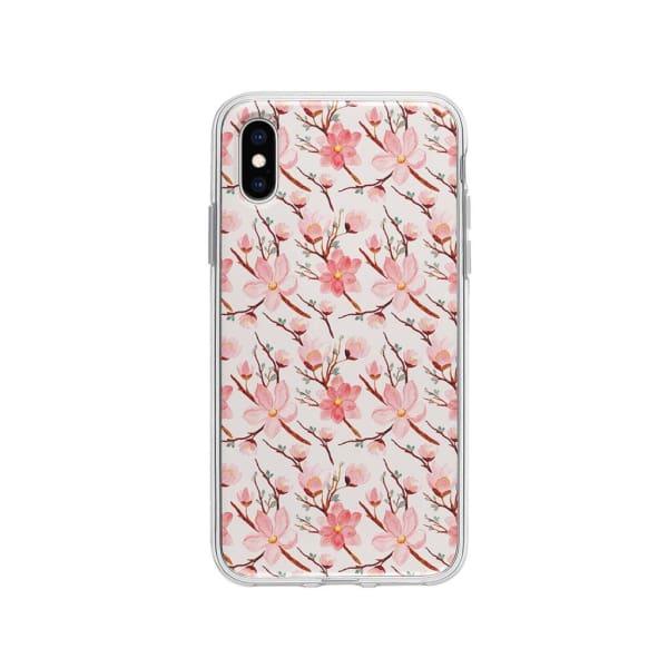 Coque Pour iPhone XS Fleur Rose - Coque Wiqeo 10€-15€, Albert Dupont, Fleur, iPhone XS Wiqeo, Déstockeur de Coques Pour iPhone