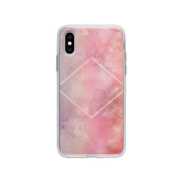 Coque Pour iPhone XS Galaxie Rose - Coque Wiqeo 10€-15€, Estelle Adam, Illustration, iPhone XS, Motif Wiqeo, Déstockeur de Coques Pour iPhone