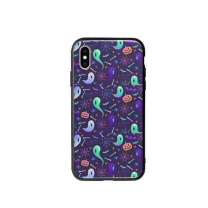 Coque Pour iPhone XS Halloween Fantôme - Coque Wiqeo 10€-15€, Estelle Adam, iPhone XS, Motif Wiqeo, Déstockeur de Coques Pour iPhone