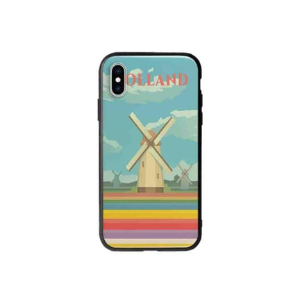 Coque Pour iPhone XS Hollande - Coque Wiqeo 10€-15€, Illustration, iPhone XS, Robert Guillory, Voyage Wiqeo, Déstockeur de Coques Pour iPhone