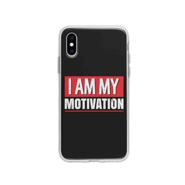 Coque Pour iPhone XS "I Am My Motivation" - Coque Wiqeo 10€-15€, Estelle Adam, Illustration, iPhone XS Wiqeo, Déstockeur de Coques Pour iPhone