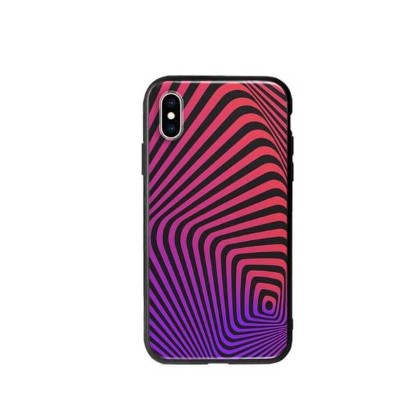 Coque Pour iPhone XS Illusion Entortillée - Coque Wiqeo 10€-15€, Estelle Adam, iPhone XS, Motif Wiqeo, Déstockeur de Coques Pour iPhone