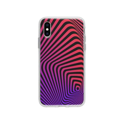 Coque Pour iPhone XS Illusion Entortillée - Coque Wiqeo 10€-15€, Estelle Adam, iPhone XS, Motif Wiqeo, Déstockeur de Coques Pour iPhone