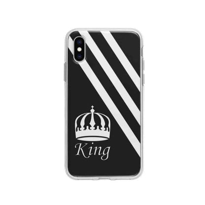 Coque Pour iPhone XS King - Coque Wiqeo 10€-15€, Estelle Adam, iPhone XS, Motif Wiqeo, Déstockeur de Coques Pour iPhone