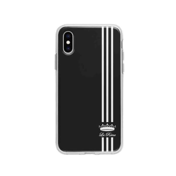 Coque Pour iPhone XS La Reine - Coque Wiqeo 10€-15€, Estelle Adam, iPhone XS, Motif Wiqeo, Déstockeur de Coques Pour iPhone