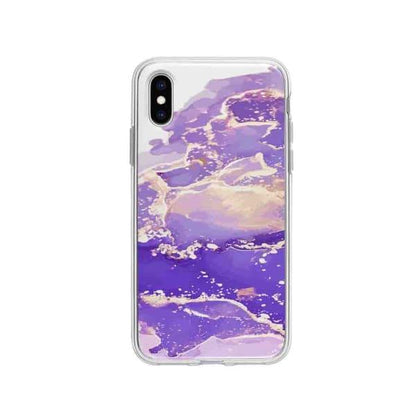 Coque Pour iPhone XS Liquide Mauve - Coque Wiqeo 10€-15€, Estelle Adam, iPhone XS, Motif Wiqeo, Déstockeur de Coques Pour iPhone