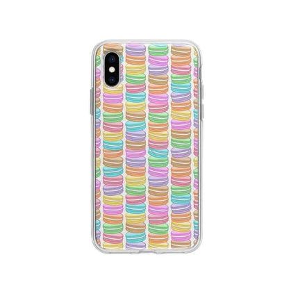 Coque Pour iPhone XS Macarons - Coque Wiqeo 10€-15€, Géraud Fournier, iPhone XS, Mignon, Motif Wiqeo, Déstockeur de Coques Pour iPhone