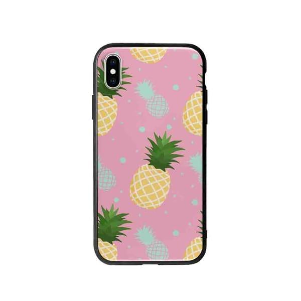 Coque Pour iPhone XS Max Ananas - Coque Wiqeo 10€-15€, Estelle Adam, iPhone XS Max, Motif Wiqeo, Déstockeur de Coques Pour iPhone