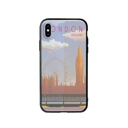 Coque Pour iPhone XS Max Big Ben & London Eye - Coque Wiqeo 10€-15€, Estelle Adam, Illustration, iPhone XS Max, Voyage Wiqeo, Déstockeur de Coques Pour iPhone