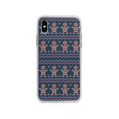 Coque Pour iPhone XS Max Biscuit de Noël Tricoté - Coque Wiqeo 10€-15€, Estelle Adam, iPhone XS Max, Motif, Noël Wiqeo, Déstockeur de Coques Pour iPhone